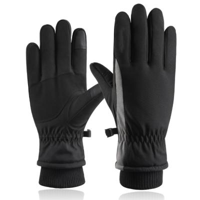 China Cotton Comfortable Outdoor Warm Waterproof Cycling Touch Screen Gloves Winter Riding Gloves for sale