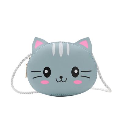 China RFID Kids Girls Fashion Animal Purses And Purses Children PU Leather Cross - Messenger Bag Baby Wallet Mini Body Purse for sale