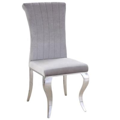 China Modern Velvet Dining Chair (set of 2) for sale