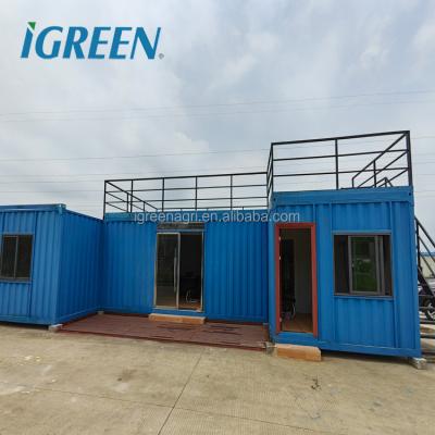 China Mobiele gereedgemaakte stalen ontwerp modulair container huis voor de landbouw Te koop