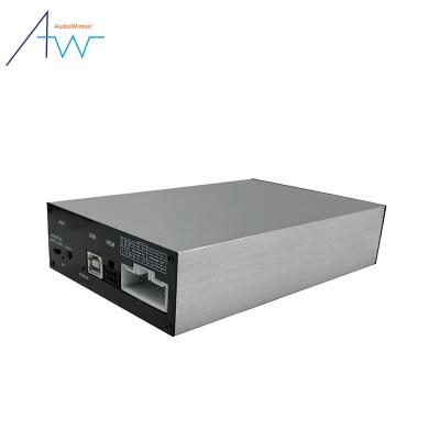 China 4 channel 12v car audio dsp processor amplifier with subwoofer 150.5*97*35mm for sale