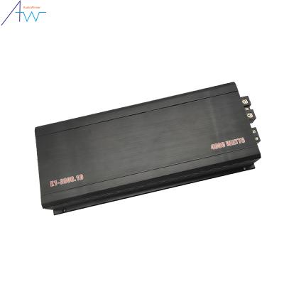 China 20Hz-20khz High Power Amplifier Digital Panel Android Player and PC 2000W Monoblock Class D Car Monoblock Amplifier 417x185x58mm for sale