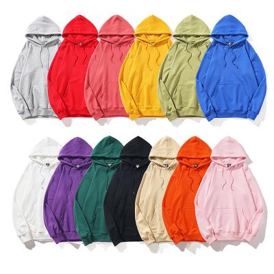 China 2021 New Autumn 100%Cotton High Quality Anti-Shrink Women Men Refine Unisex Hoodies Plus Size Oversized Hoodies for sale