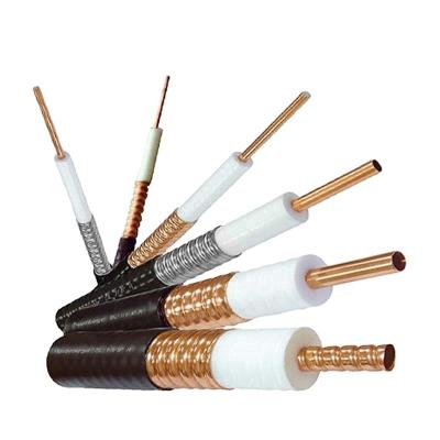 China Communication ASTON factory price coaxial cable Andrew's corrugated heliax 1/2 50ohm 3/4 7/8 high quality rf permeable feeder cable for sale