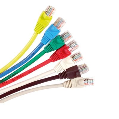 China Factory Price UTP 8 Pair Cat5 STP Cable CAT5E Pass Test Male To Male UTP Flat Ethernet Network Cable for sale