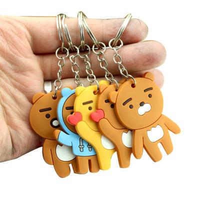 China Key Chain Ready To Ship Cheap Promotion Gift Soft PVC Key Chain In Stock for sale