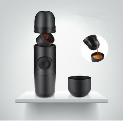 China Portable Outdoor Car Coffee Maker Mini Coffee Maker Manual Coffee Makers Coffee Powder Applicable for sale