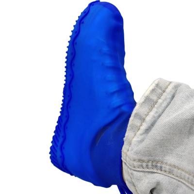 China Reusable Rain Boots Man Woman Shoes Silicone Outdoor Anti-Slip Reusable Cover for sale