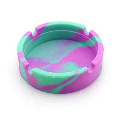 China Eco-friendly Custom Smoking Tobacco Tray Pocket Ashtray Silicone Ashtray Cigarette Ashtray for sale