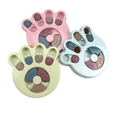 China Stocked Puzzle Dog Toys Slow Feeder Interactive Increase Puppy IQ Food Dispenser Slowly Eating Non-Slip Bowl Pet Cat Dogs Training Game for sale