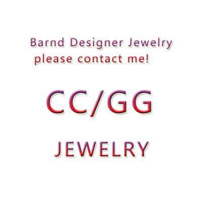 China Luxury Custom Double G cc Crystal Rhinestone Earrings Necklaces Jewelry Brand Designer 2022 Environmental Friendly Fashion for sale