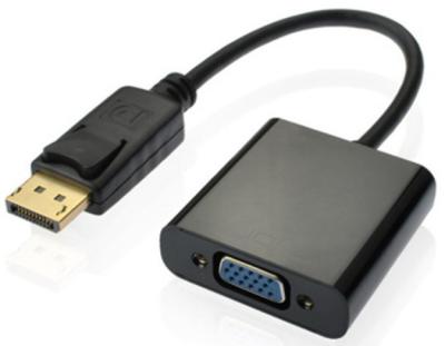 China COMPUTER DisplayPort Display Port DP to VGA Adapter Cable Male to Female Converter for PC Computer Laptop HDTV Monitor Projector for sale