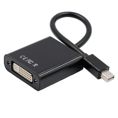 China COMPUTER Thunderbolt Mini Displayport DP to DVI Cable Converter Male to Female Mini DP to DVI Adapter for TV Laptop Projector for sale