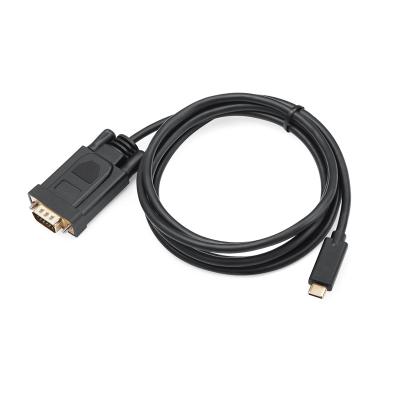 China COMPUTER USB Type C to VGA Male to Male USB 3.1 Cable Adapter for New Macbook Google Chromebook Pixel, Dell XPS 13 15 for sale