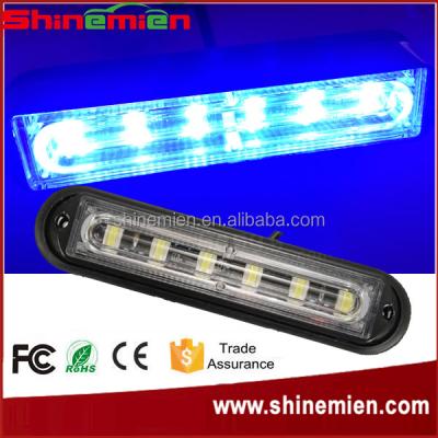 China Outdoor Mount LED Warning Light, Grill Light Head For Police Lighting, Firefighter Lighting SM202- 6C for sale