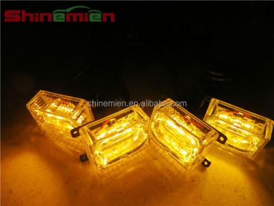 China Flash Light Bar Tow Truck Grille Strobe Yellow SM-303-4 LED Amber Orange for sale