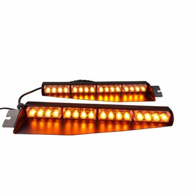 China LED Strobe Light Visor Visor Light Windshield Emergency Hazard Strobe Warning Beacon Split Mount Platform Dash Lamp SM817 for sale