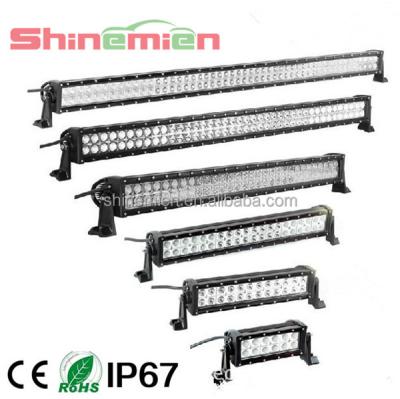 China PC aluminum housing lens double row car led light bar 4wd 4x4 FLOOD/SPOT, cree 24w/36w/60w/72w/120w/180w/240w/288w led light bar offroad, offroad led ligh for sale