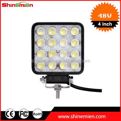 China 48 Watt LED Flood Beam Light (60 Degree) 4 Inch 48W LED Work Light SM-LW48W for sale