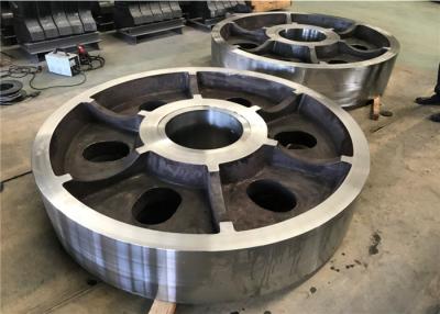 China Vacuum Casting Process Alloy Steel Casting Parts Alloy Steel Wheels For Port Machine for sale