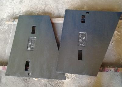 China Manganese Steel Liner Plate Metal Casting Parts Sand Casting Process For Crushers for sale