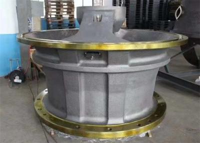 China Cone Crusher Bottom Shell / Alloy Steel Upper Shell With Heat Treatment for sale