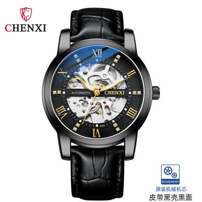 China CHENXI Luxury Water Resistant Hollow Charm Automatic Mechanical Men's Business Casual Watch for sale