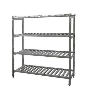 China Stocked Manufacture Adjustable High quality Stainless Steel Storage Shelf for sale