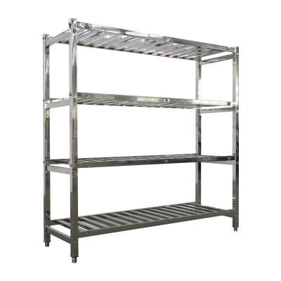 China Stocked Hot Sale Stainless Steel Collapsible Drainer Rack Kitchen Over Sink  Rack for sale