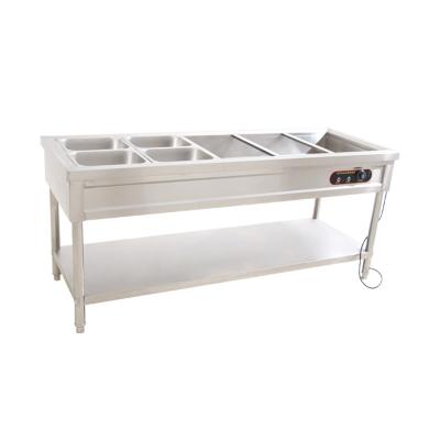 China Stainless steel 201/304 High Quality Catering Equipment Commercial Stainless Steel Bain Marie for sale