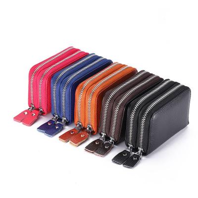 China Wholesale Custom Mini Credit Card Holder Ladies RFID Small Multi-card Holder Fashion Women's Portable Wallet for sale