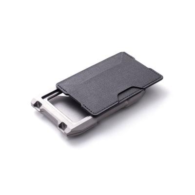 China Vintage Credit Card Holder Men's Business Card Protector Case RFID Credit Card Holder Minimalist Aluminum Metal Wallet NATIONAL for sale