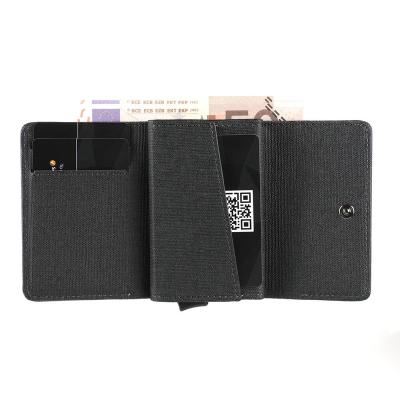 China Carbon fiber/PU/Fabric New Best Normcore/Minimalist 2021 Card Holder Wallet Removable Minimalist Magnetic Card Holder Wallet Credit Card Holder for sale