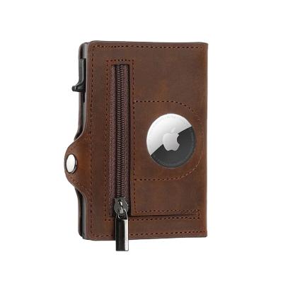 China New GPS Trend Apple Siri Discovery Airtag Voice Wallet Keep Track Card Holder Pocket Credit Card Holder Wallet Slim Airtag Wallet for sale