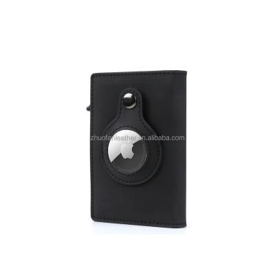 China High Quality Anti-lost Airtag Wallet Airtags Card Holder RFID Cover Device Multifunctional Credit Card Wallet for sale