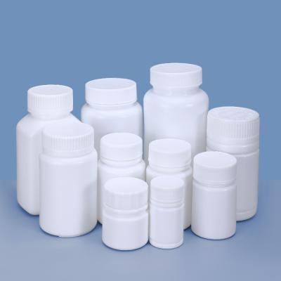 China 10ml-300ml medicine plastic pill bottles, HDPE/PET capsule pharmaceutical pill bottle with seal, medicine vitamin bottle containers for sale