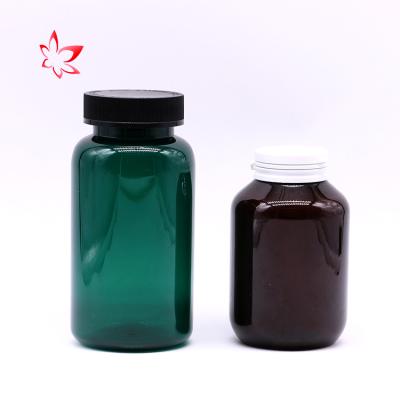 China Factory Pharmaceutical Supplier Amber Plastic Bottle for sale