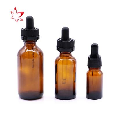 China Personal Care 10ml 20ml 30ml Amber Glass Dropper Bottles Essential Oil Bottle Customize 30ml 50ml for sale