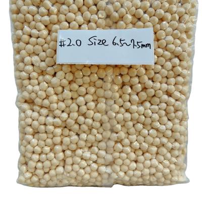 China Taiwan Bubble Tea Supplier Golden Tapioca Pearl 3kg 6.5 mm~ 7.5 mm 39cm*34.5cm*23cm for sale