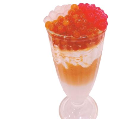 China Taiwan best unfrozen boba tapioca pearls honey flavor tapioca pearl 3 kg size 8.5 mm~9.5 mm for sale