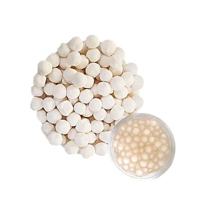 China Milk tea supplementing tapioca white pearl for milk tea bubble tea ingredient raw material manufacturer for sale