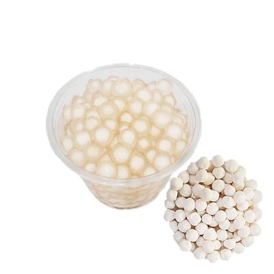 China Milk Tea Supplementing Taiwan Food Factory Bubble Tea Supplementing Tapioca White Pearl for sale