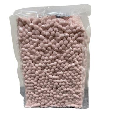 China Taiwan Bubble Tea Supplier Unfrozen Rose Tapioca Pearl 3 Kg Size 6.5mm~7.5mm for sale