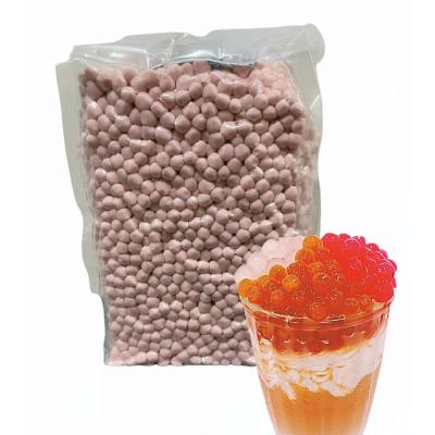 China Food Unfrozen Cute Color Taiwan Tapioca Pink Pearl For Bubble Tea Shop for sale