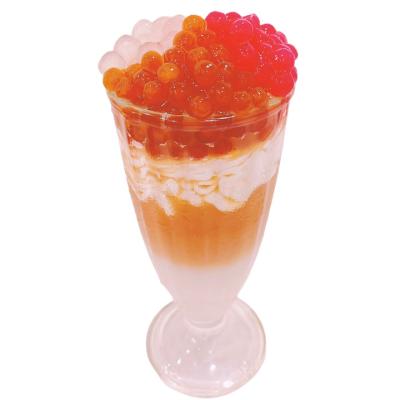 China Hot Selling Unfrozen Bubble Tea Ingredient Tapioca Red Pearl for sale