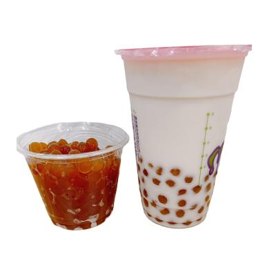 China Beverage Supplementing Ready Made Boba Drinks Milk Tea Powder With Unfrozen Tapioca Pearls Honey Tapioca Pearl for sale