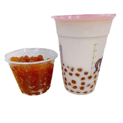 China Beverage supplementing tapioca pearl round pearl bubble tea balls honey tapioca pearl for sale