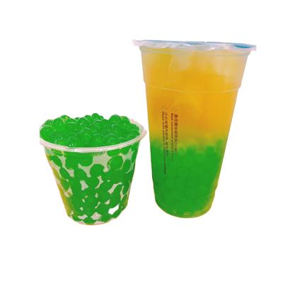 China Taiwan famous drink factory new product wholesale green tapioca pearls for milk tea for sale