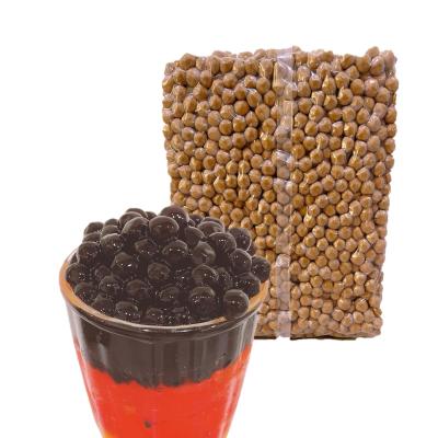 China Professional 3kg 8~9mm Black Tapioca Pearl Boba Sample 21cm*17cm*14cm for sale