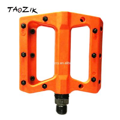 China BMX Taozik T573 factory OEM nylon color bicycle pedal with fiberglass sealed bearings fast shipping directly for sale